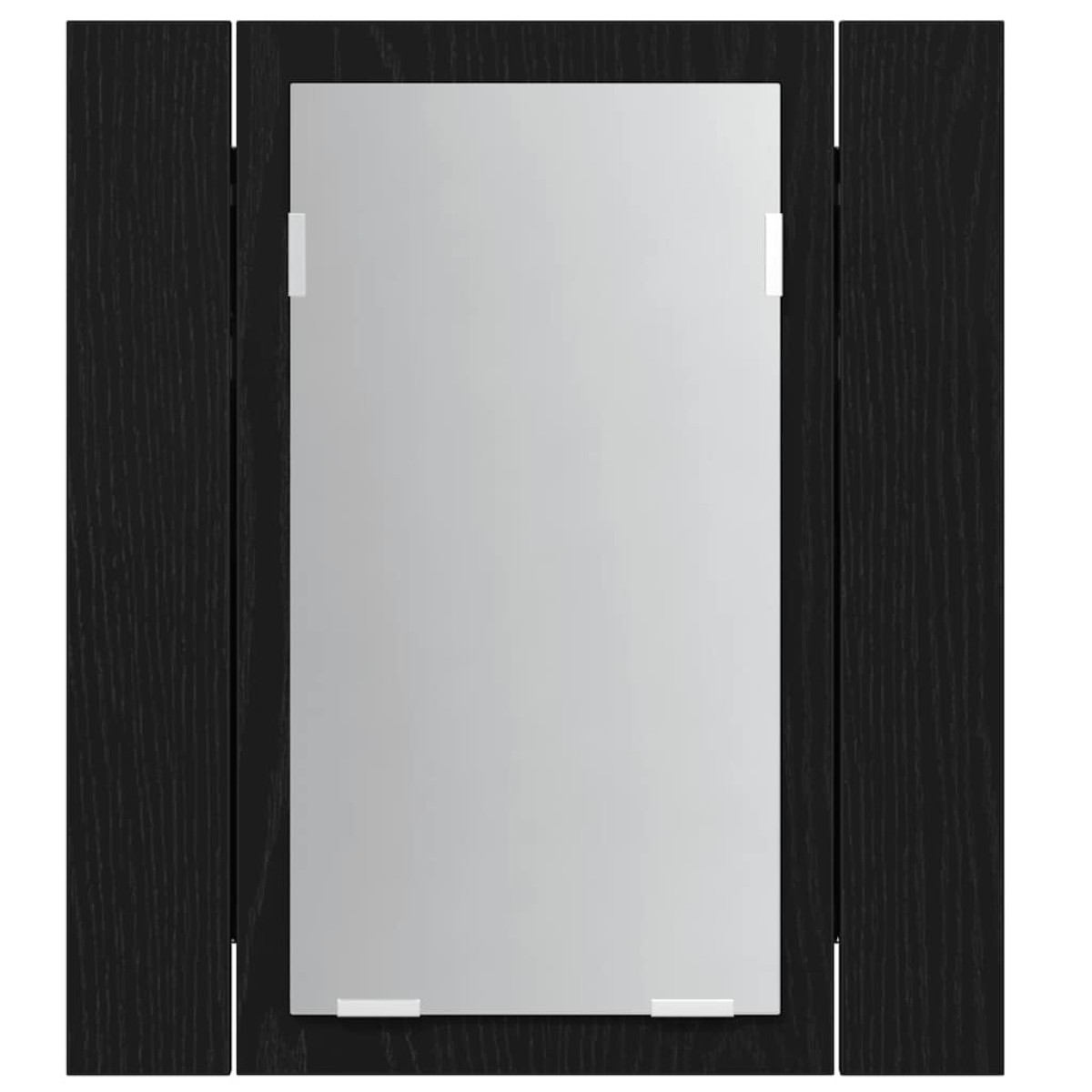 vidaXL Ντουλάπι Μπάνιου με LED, Μαύρο Δρυς, 40x12x45 εκ. από Τεχνητό Ξύλο