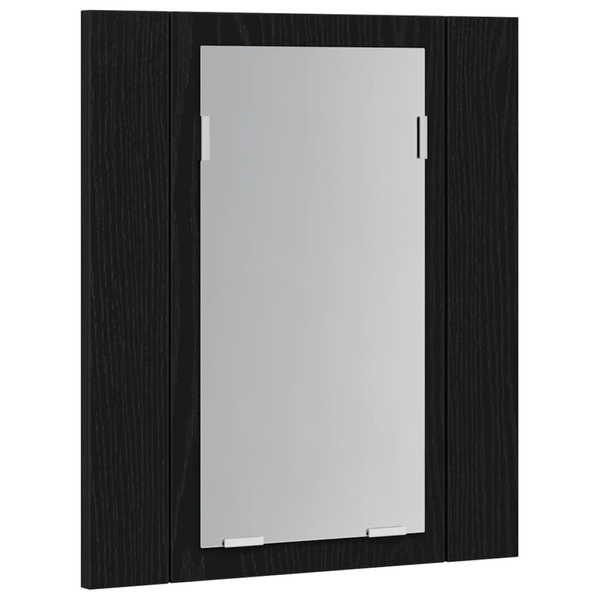 vidaXL Ντουλάπι Μπάνιου με LED, Μαύρο Δρυς, 40x12x45 εκ. από Τεχνητό Ξύλο