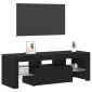 vidaXL Ντουλάπι TV 120 x 35 x 40 εκ. Μαύρη Οξυά Επεξεργασμένο Ξύλο