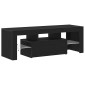 vidaXL Ντουλάπι TV 120 x 35 x 40 εκ. Μαύρη Οξυά Επεξεργασμένο Ξύλο