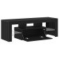 vidaXL Ντουλάπι TV 120 x 35 x 40 εκ. Μαύρη Οξυά Επεξεργασμένο Ξύλο