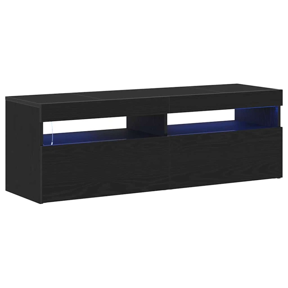 vidaXL Ντουλάπι TV 120 x 35 x 40 εκ. Μαύρη Οξυά Επεξεργασμένο Ξύλο