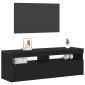 vidaXL Ντουλάπι TV 120 x 35 x 40 εκ. Μαύρη Οξυά Επεξεργασμένο Ξύλο