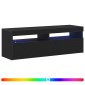vidaXL Ντουλάπι TV 120 x 35 x 40 εκ. Μαύρη Οξυά Επεξεργασμένο Ξύλο
