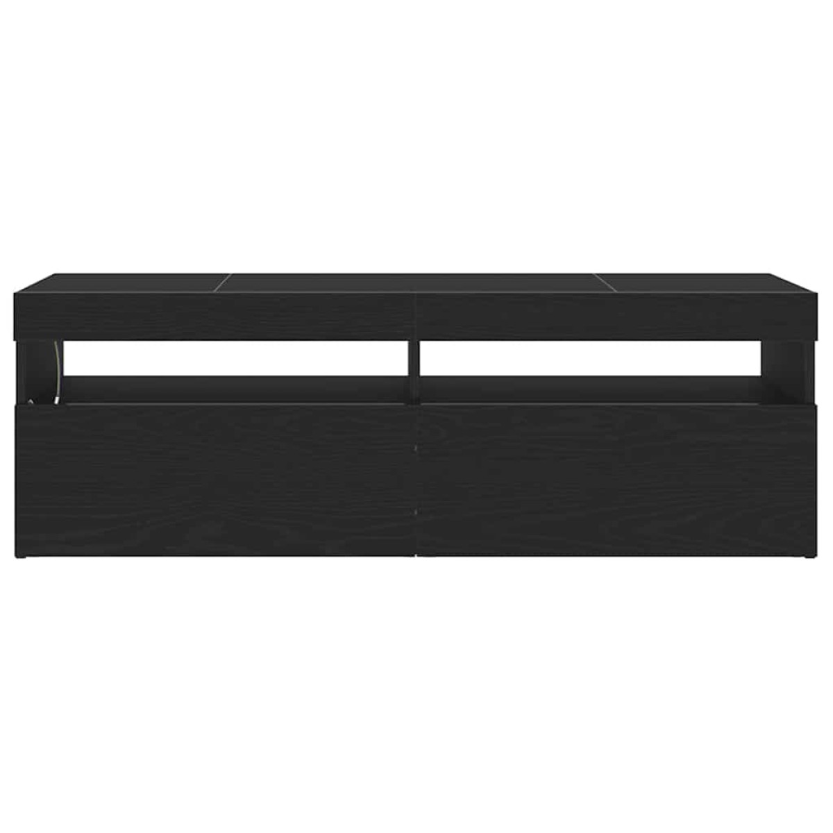 vidaXL Ντουλάπι TV 120 x 35 x 40 εκ. Μαύρη Οξυά Επεξεργασμένο Ξύλο