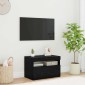 vidaXL Ντουλάπι TV 60 x 35 x 40 εκ. Μαύρη Οξυά Επεξεργασμένο Ξύλο