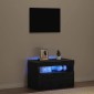 vidaXL Ντουλάπι TV 60 x 35 x 40 εκ. Μαύρη Οξυά Επεξεργασμένο Ξύλο
