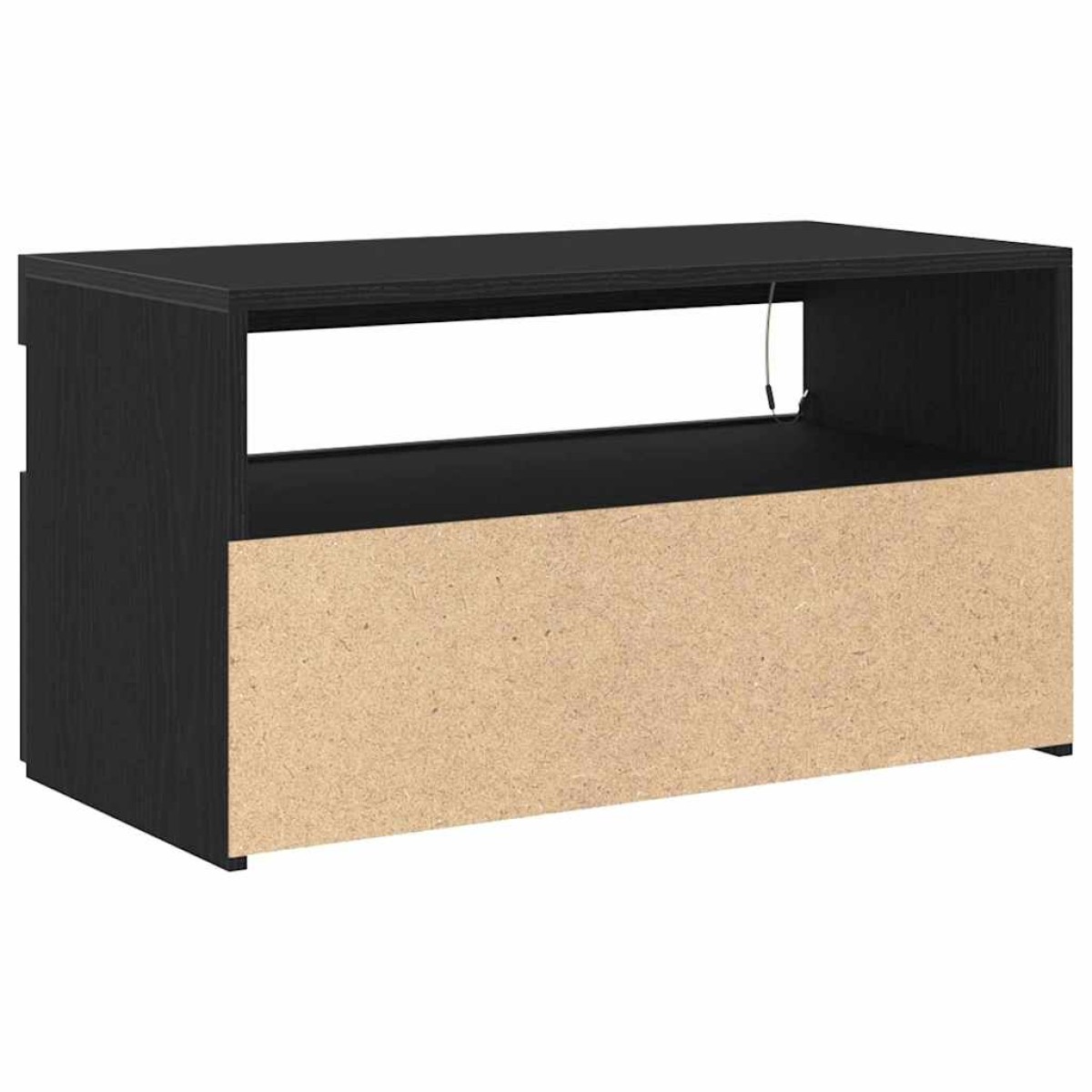 vidaXL Ντουλάπι TV 75 x 35 x 40 εκ. Μαύρη Οξυά Επεξεργασμένο Ξύλο