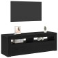 vidaXL Ντουλάπι TV 120 x 35 x 40 εκ. Μαύρη Οξυά Επεξεργασμένο Ξύλο