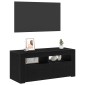 vidaXL Ντουλάπι TV 90 x 35 x 40 εκ. Μαύρη Οξυά Επεξεργασμένο Ξύλο