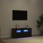 vidaXL Ντουλάπι TV 90 x 35 x 40 εκ. Μαύρη Οξυά Επεξεργασμένο Ξύλο
