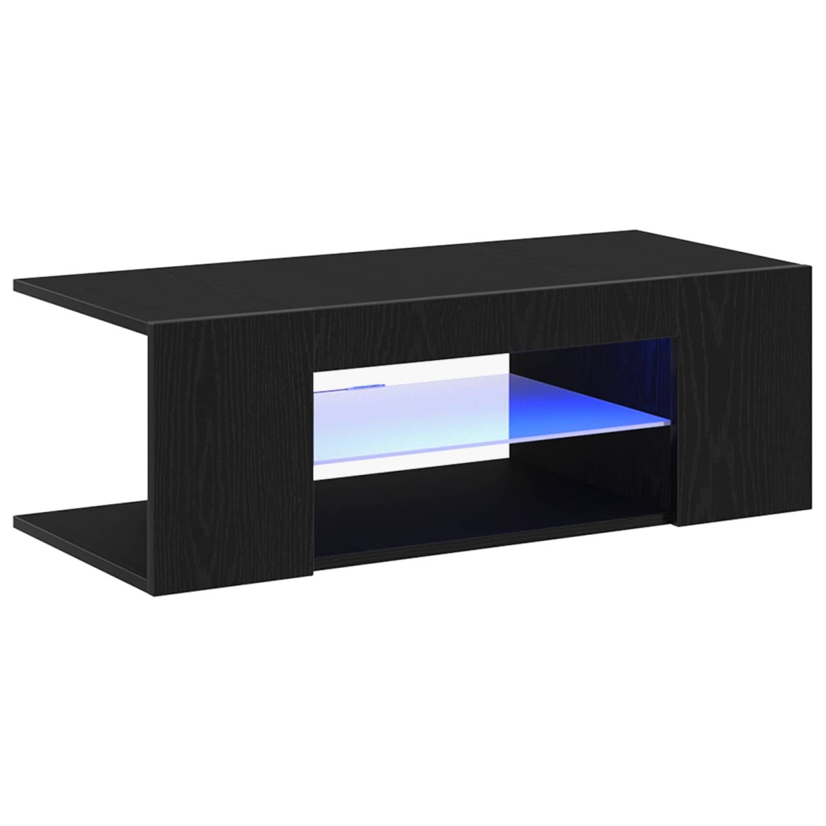 vidaXL Ντουλάπι TV 90 x 39 x 30 εκ. Μαύρη Οξυά Επεξεργασμένο Ξύλο