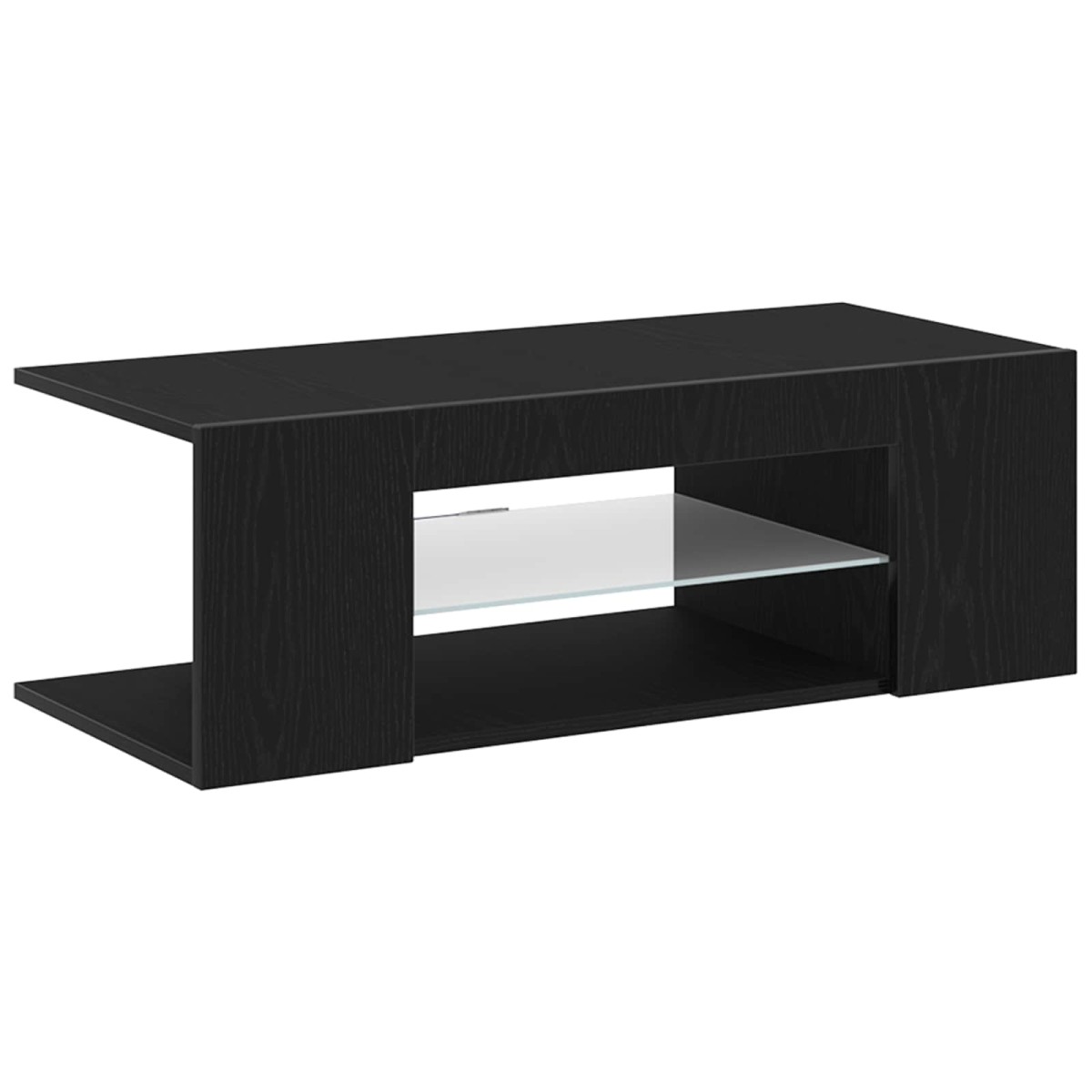 vidaXL Ντουλάπι TV 90 x 39 x 30 εκ. Μαύρη Οξυά Επεξεργασμένο Ξύλο