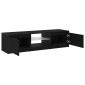vidaXL Ντουλάπι TV 140 x 38,5 x 36 εκ. Μαύρη Οξυά Επεξεργασμένο Ξύλο