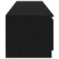 vidaXL Ντουλάπι TV 140 x 38,5 x 36 εκ. Μαύρη Οξυά Επεξεργασμένο Ξύλο
