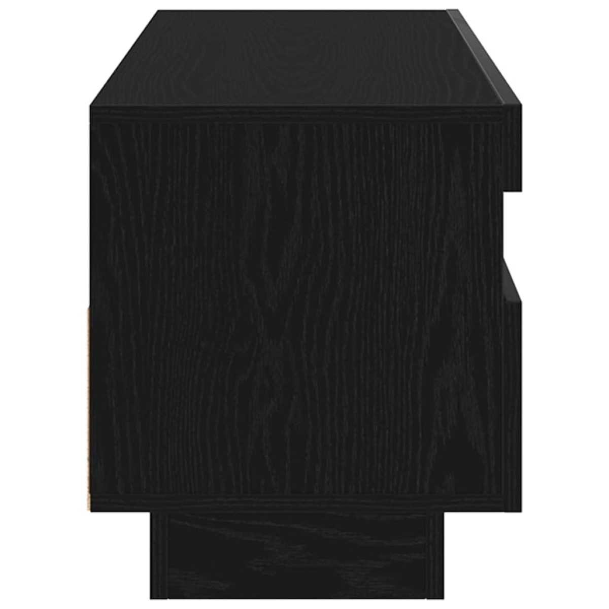 vidaXL Ντουλάπι TV 80 x 35 x 40 εκ Μαύρη Οξυά Επεξεργασμένο Ξύλο
