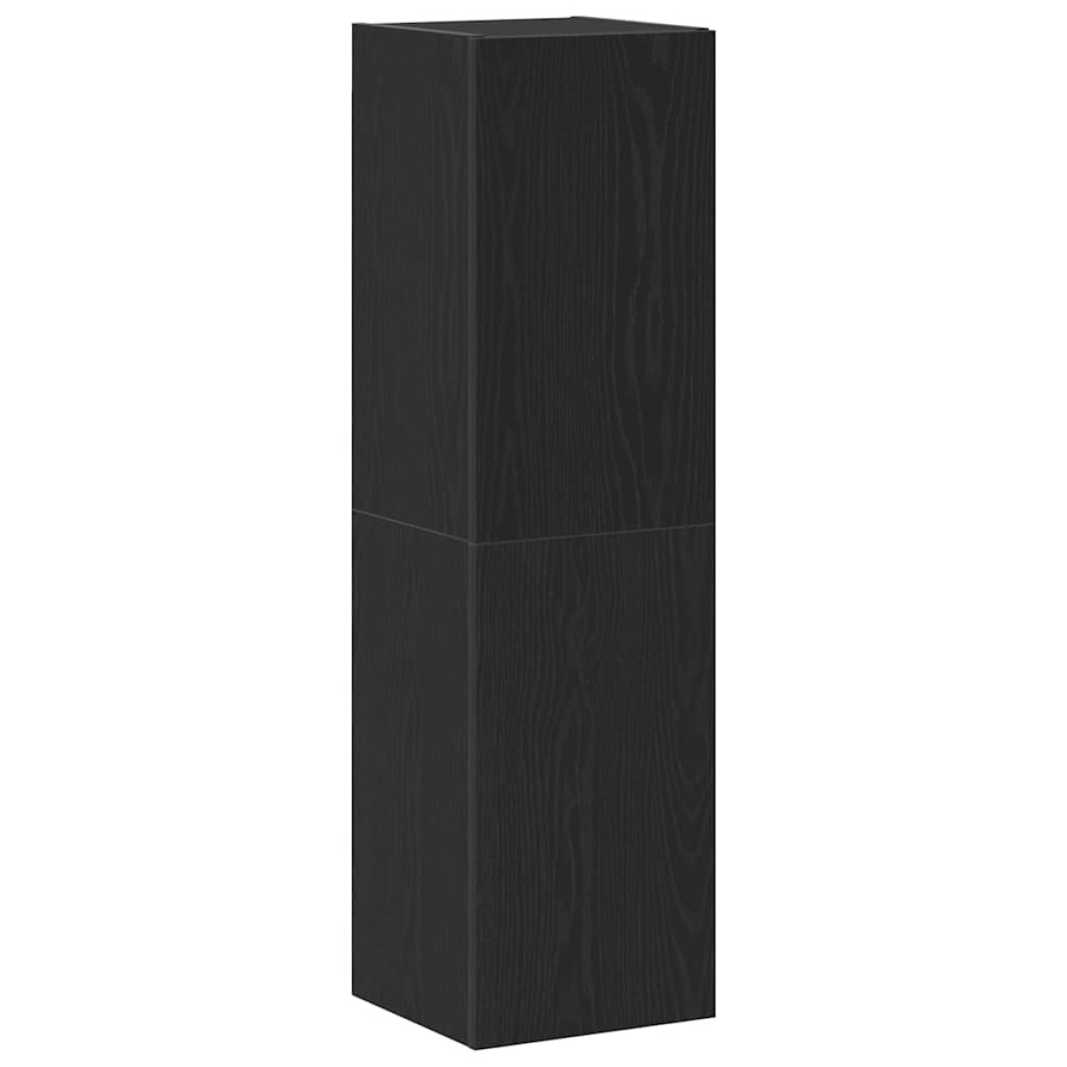 vidaXL Τηλεοπτική Κάβα Τοίχου 30,5 x 30 x 110 εκ. Μαύρη Οξυά
