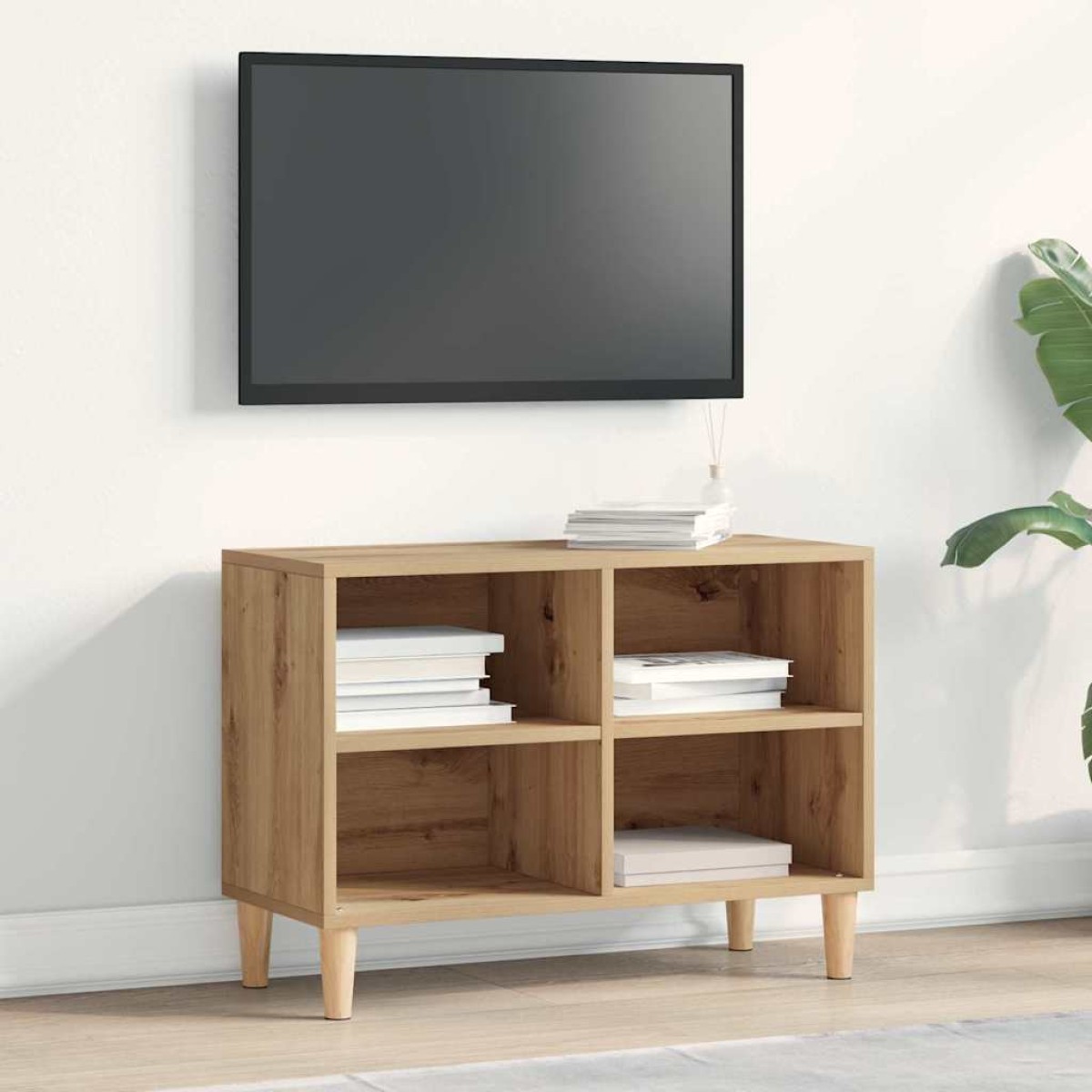 vidaXL Ντουλάπι TV 69,5 x 30 x 50 εκ. artisian oak Επεξεργασμένο Ξύλο