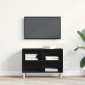 vidaXL Ντουλάπι TV 69,5 x 30 x 50 εκ. Μαύρη Οξυά Επεξεργασμένο Ξύλο