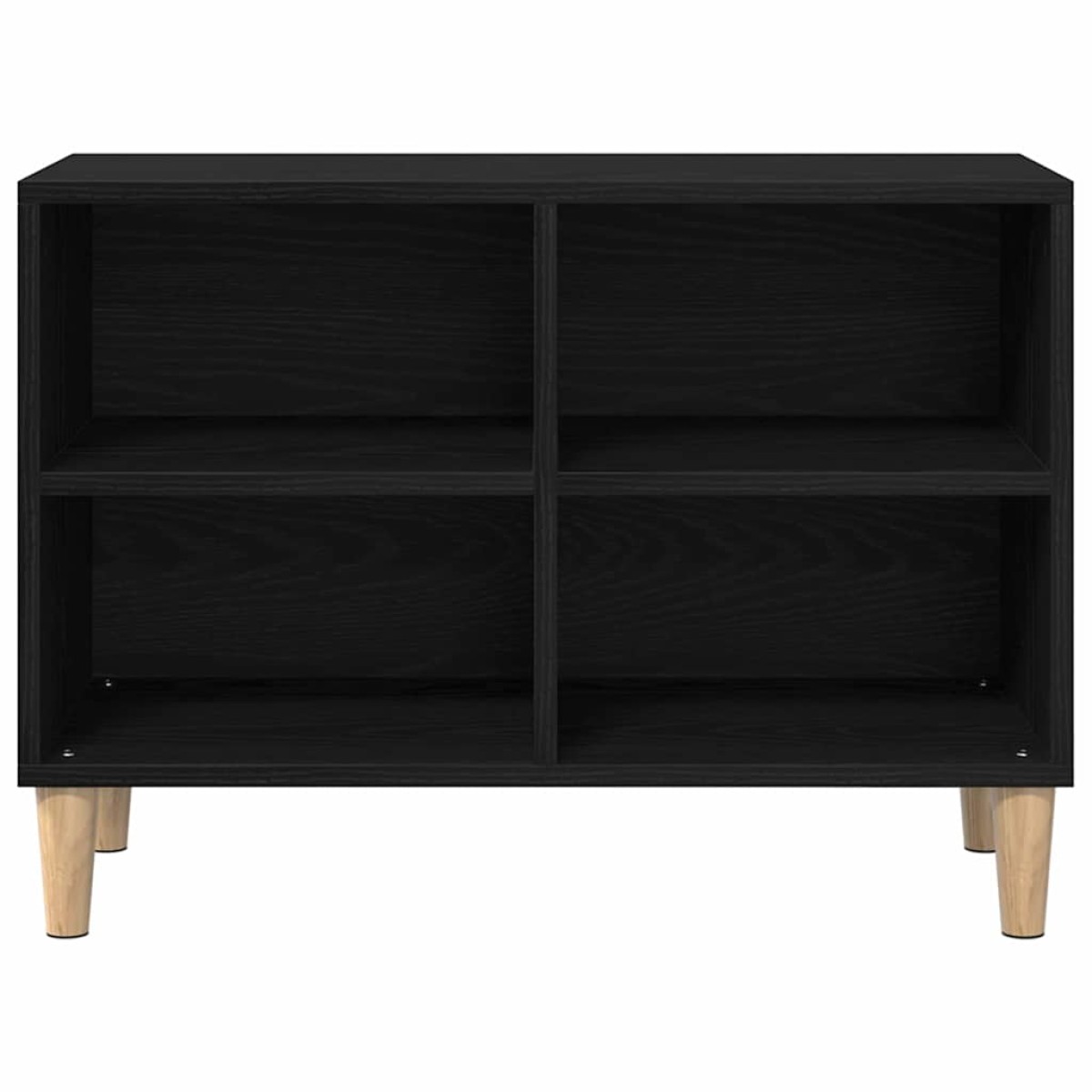 vidaXL Ντουλάπι TV 69,5 x 30 x 50 εκ. Μαύρη Οξυά Επεξεργασμένο Ξύλο