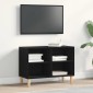vidaXL Ντουλάπι TV 69,5 x 30 x 50 εκ. Μαύρη Οξυά Επεξεργασμένο Ξύλο