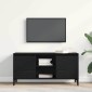 vidaXL Ντουλάπι TV 102 x 35 x 50 εκ. Μαύρη Οξυά Επεξεργασμένο Ξύλο