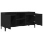 vidaXL Ντουλάπι TV 102 x 35 x 50 εκ. Μαύρη Οξυά Επεξεργασμένο Ξύλο