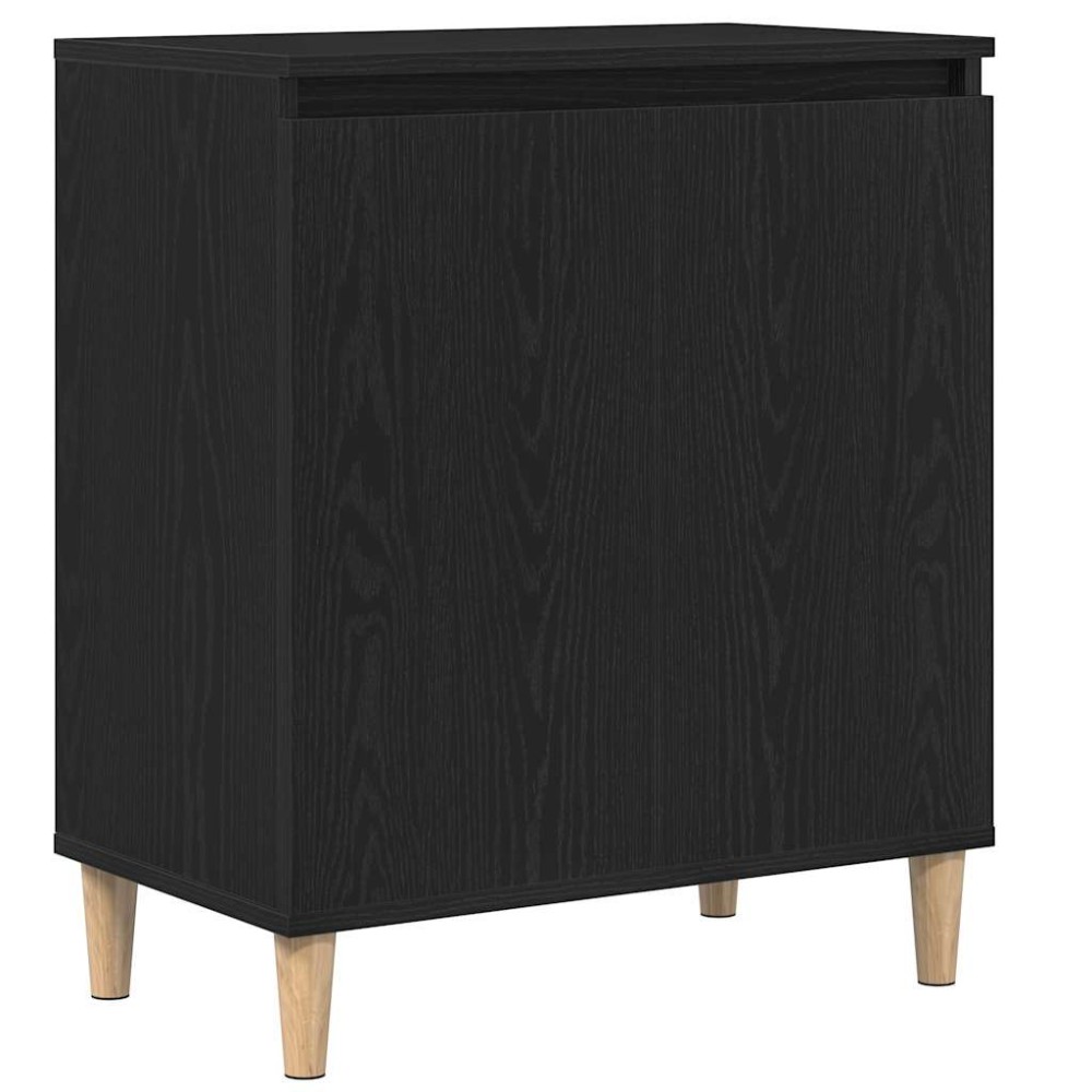 vidaXL Πλαϊνό γραφείο Μαύρη Οξυά 60 x 35 x 70 cm Επεξεργασμένο Ξύλο