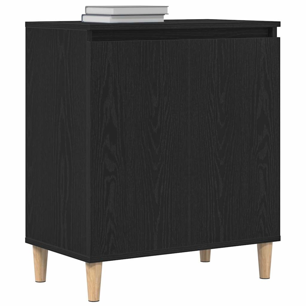 vidaXL Πλαϊνό γραφείο Μαύρη Οξυά 60 x 35 x 70 cm Επεξεργασμένο Ξύλο