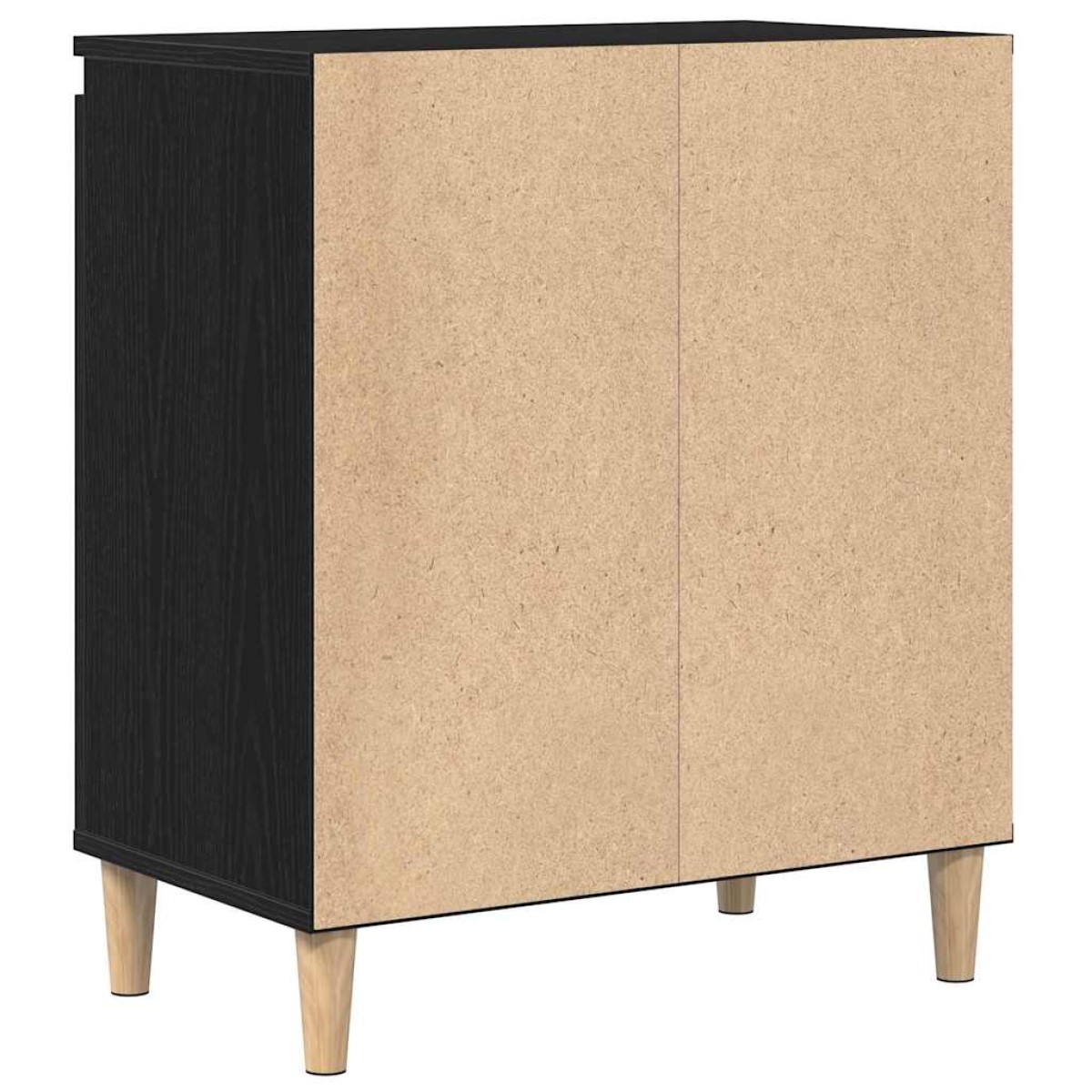 vidaXL Πλαϊνό γραφείο Μαύρη Οξυά 60 x 35 x 70 cm Επεξεργασμένο Ξύλο
