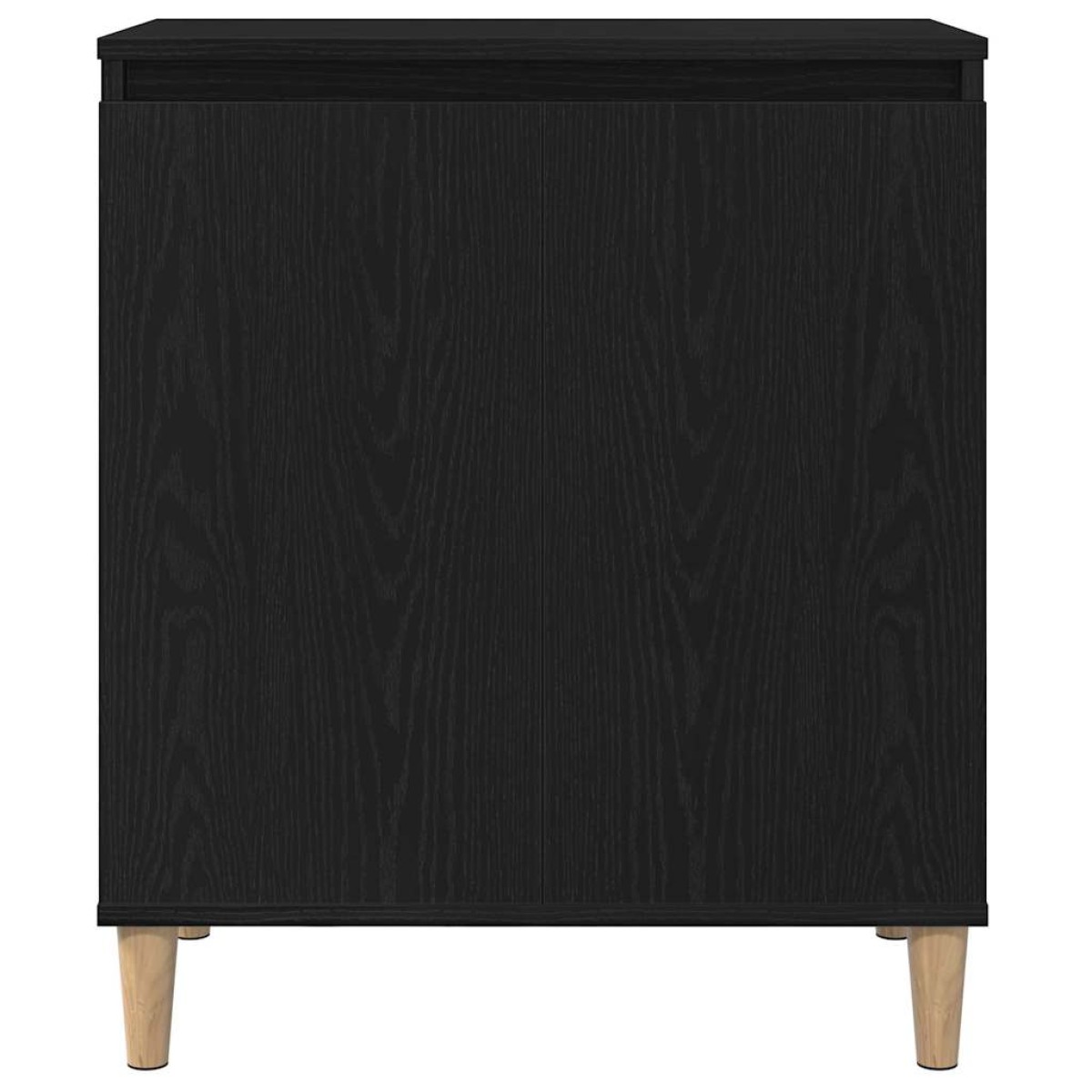 vidaXL Πλαϊνό γραφείο Μαύρη Οξυά 60 x 35 x 70 cm Επεξεργασμένο Ξύλο