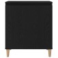 vidaXL Πλαϊνό γραφείο Μαύρη Οξυά 60 x 35 x 70 cm Επεξεργασμένο Ξύλο