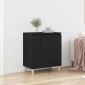 vidaXL Πλαϊνό γραφείο Μαύρη Οξυά 60 x 35 x 70 cm Επεξεργασμένο Ξύλο