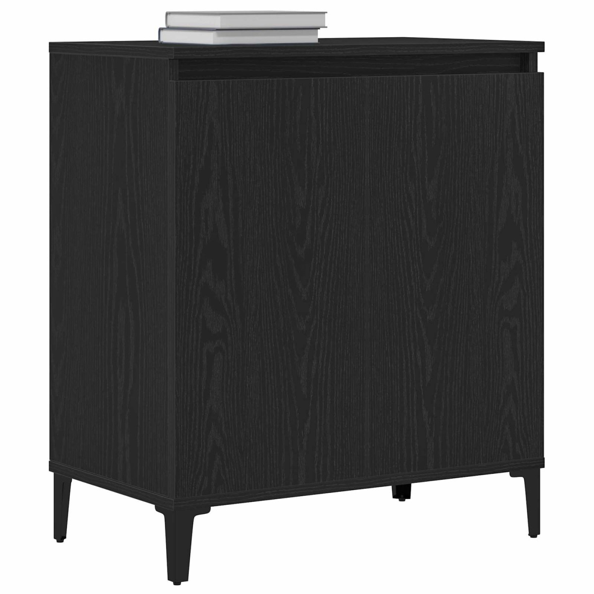 vidaXL Πλαϊνό γραφείο Μαύρη Οξυά 60 x 35 x 70 cm Επεξεργασμένο Ξύλο