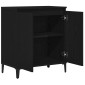 vidaXL Πλαϊνό γραφείο Μαύρη Οξυά 60 x 35 x 70 cm Επεξεργασμένο Ξύλο