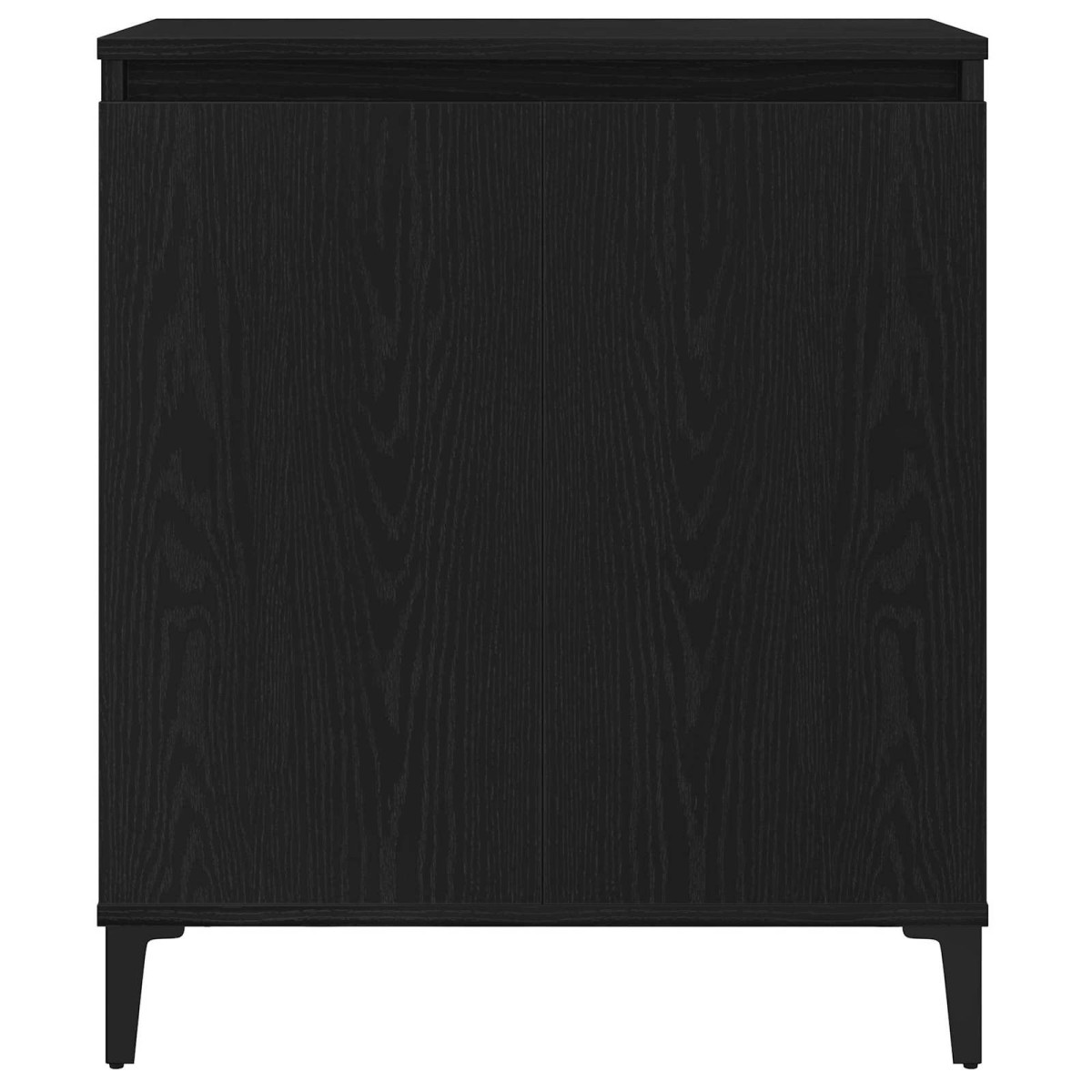 vidaXL Πλαϊνό γραφείο Μαύρη Οξυά 60 x 35 x 70 cm Επεξεργασμένο Ξύλο