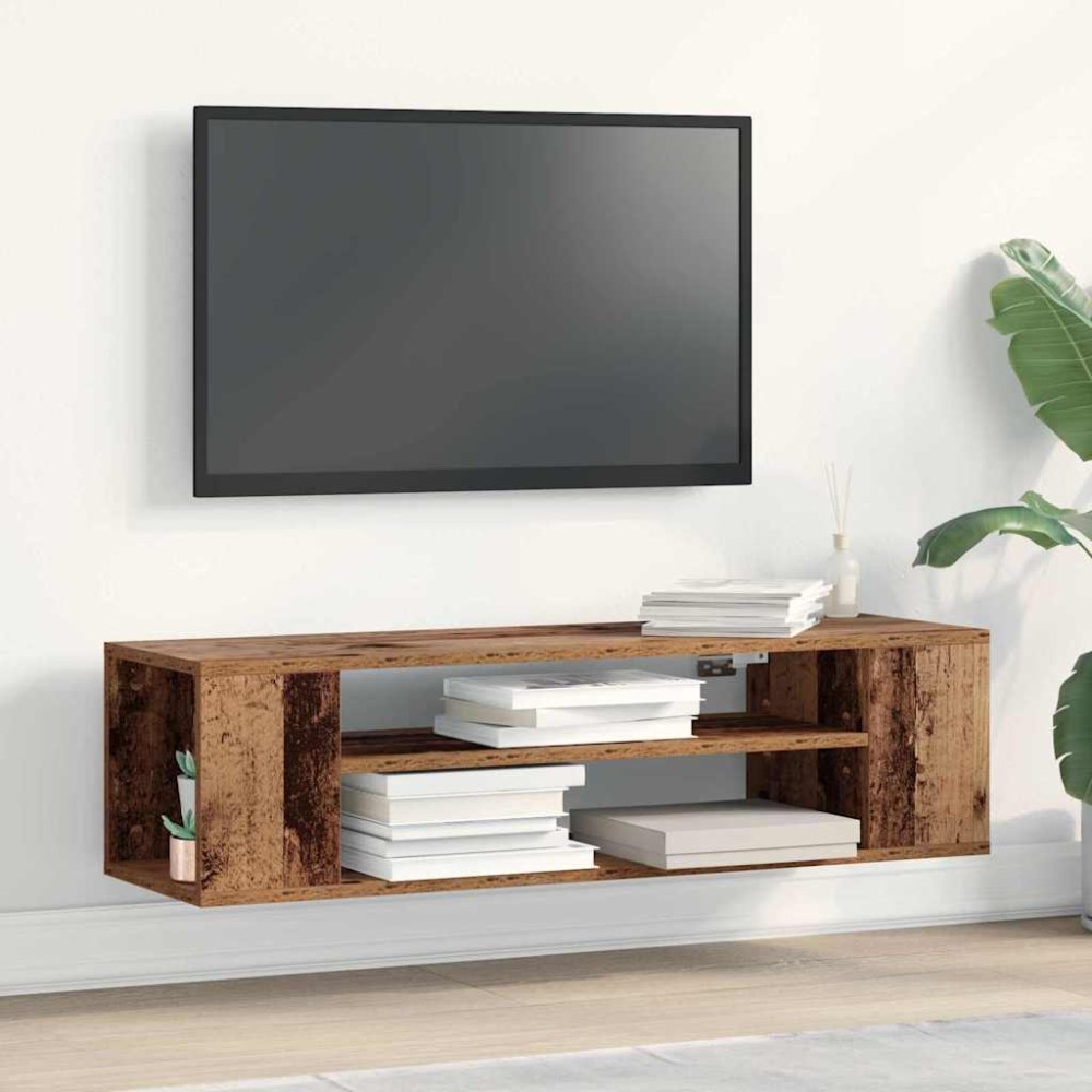 vidaXL Ντουλάπι TV 100 x 30 x 26,5 εκ Παλαιό ξύλο Επεξεργασμένο Ξύλο