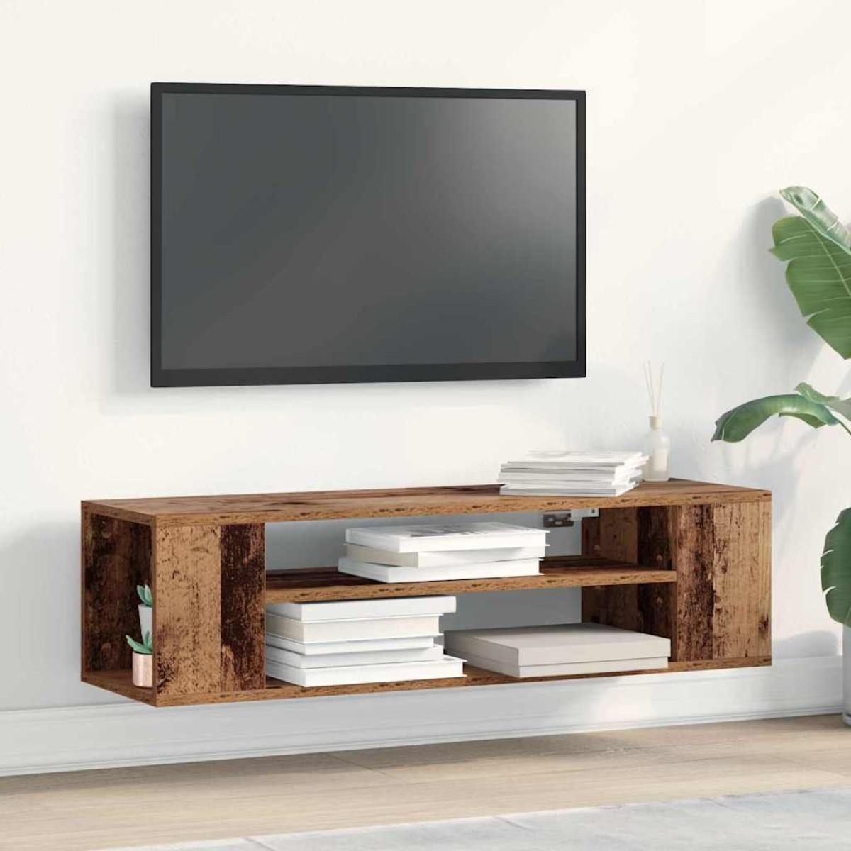vidaXL Ντουλάπι TV 100 x 30 x 26,5 εκ Παλαιό ξύλο Επεξεργασμένο Ξύλο