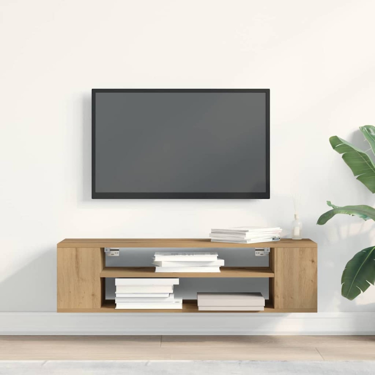 vidaXL Ντουλάπι TV 100 x 30 x 26,5 εκ artisian oak Επεξεργασμένο Ξύλο