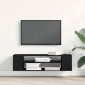 vidaXL Ντουλάπι TV 100 x 30 x 26,5 εκ Μαύρη Οξυά Επεξεργασμένο Ξύλο