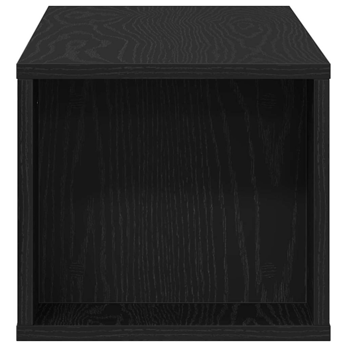 vidaXL Ντουλάπι TV 100 x 30 x 26,5 εκ Μαύρη Οξυά Επεξεργασμένο Ξύλο