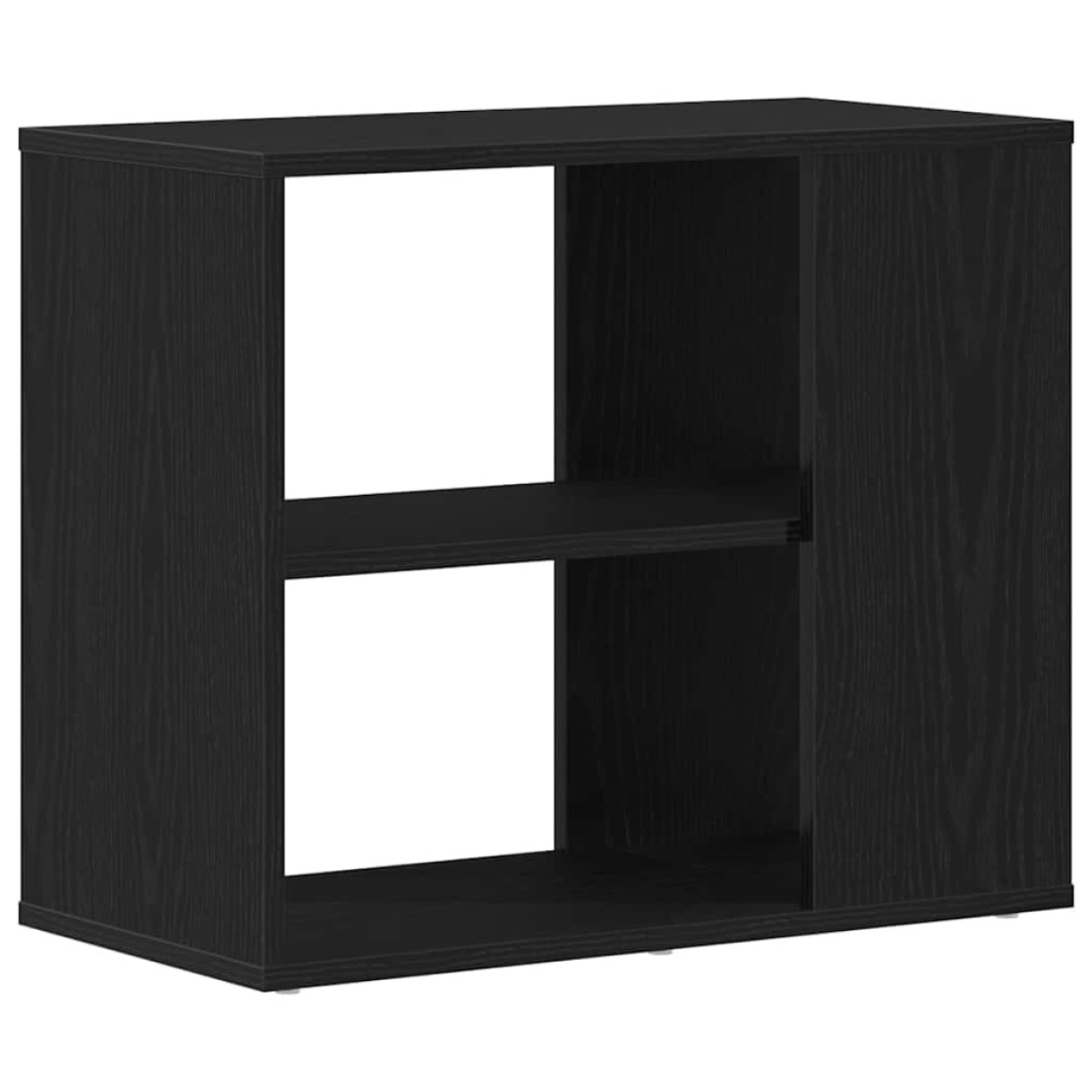 vidaXL Πλαϊνό γραφείο Μαύρη Οξυά 60 x 30 x 50 εκ. Επεξεργασμένο Ξύλο