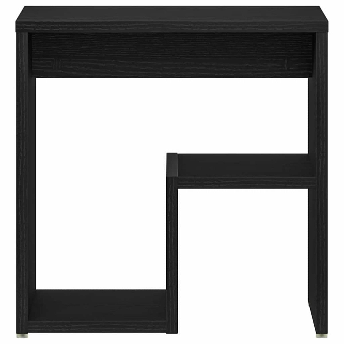 vidaXL Κομοδίνο 2 τεμ. Μαύρη Οξυά 40 x 30 x 40 εκ Επεξεργασμένο Ξύλο