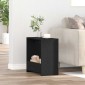 vidaXL Τραπεζάκι Πλευράς Μαύρη Οξυά 50 x 26 x 50 εκ.