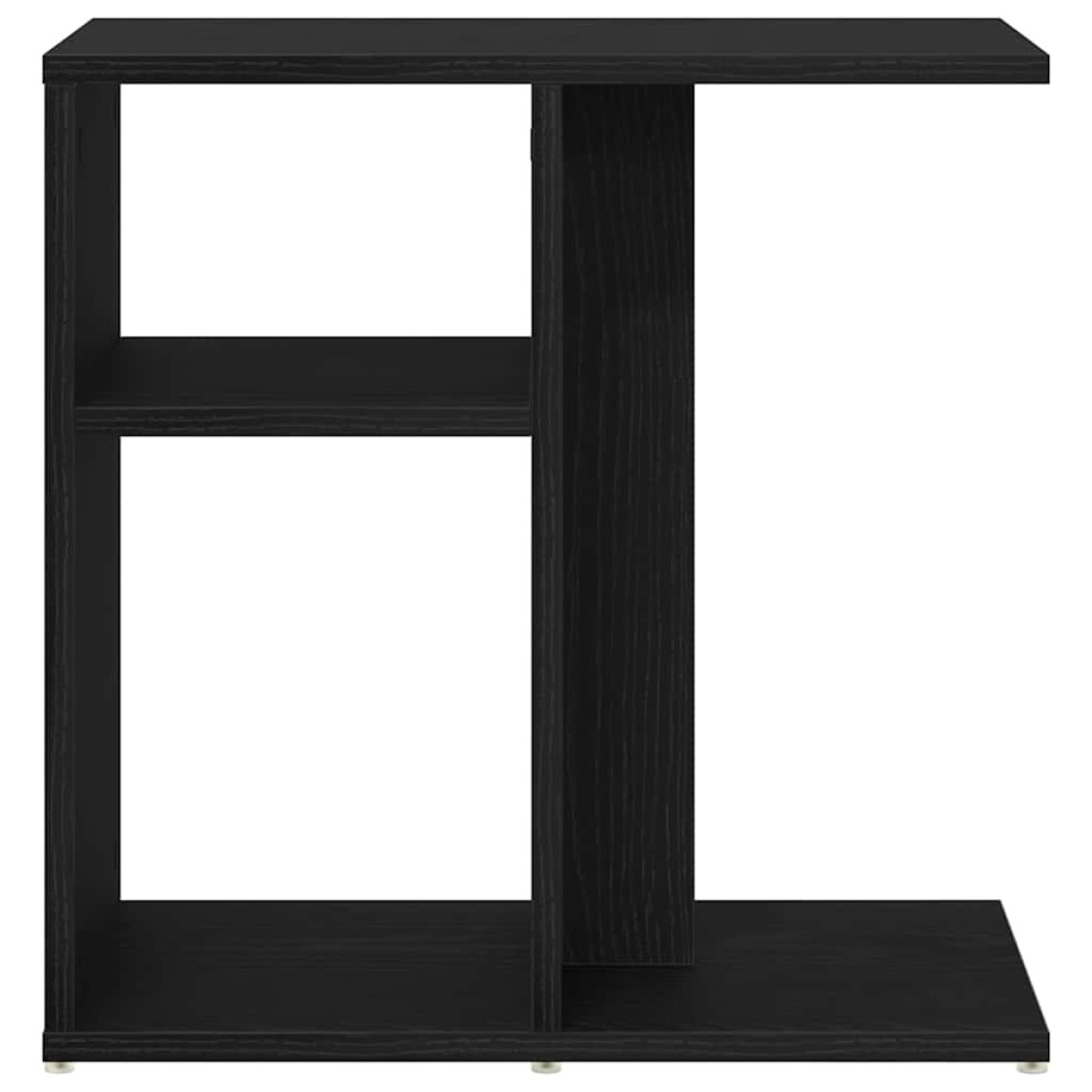 vidaXL Τραπεζάκι Πλευράς Μαύρη Οξυά 50 x 30 x 50 cm Επεξεργασμένο Ξύλο