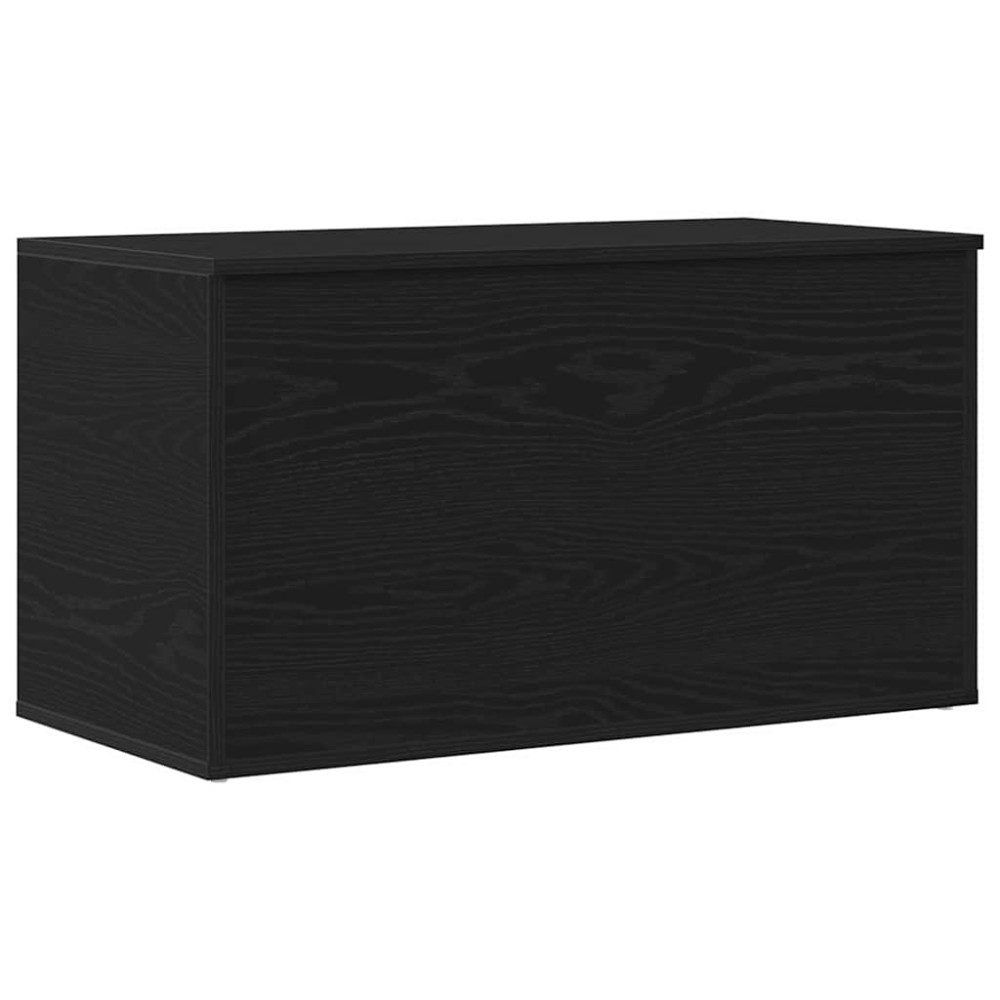 vidaXL Κουτί αποθήκευσης Μαύρη Οξυά 84 x 42 x 46 cm Επεξεργασμένο Ξύλο