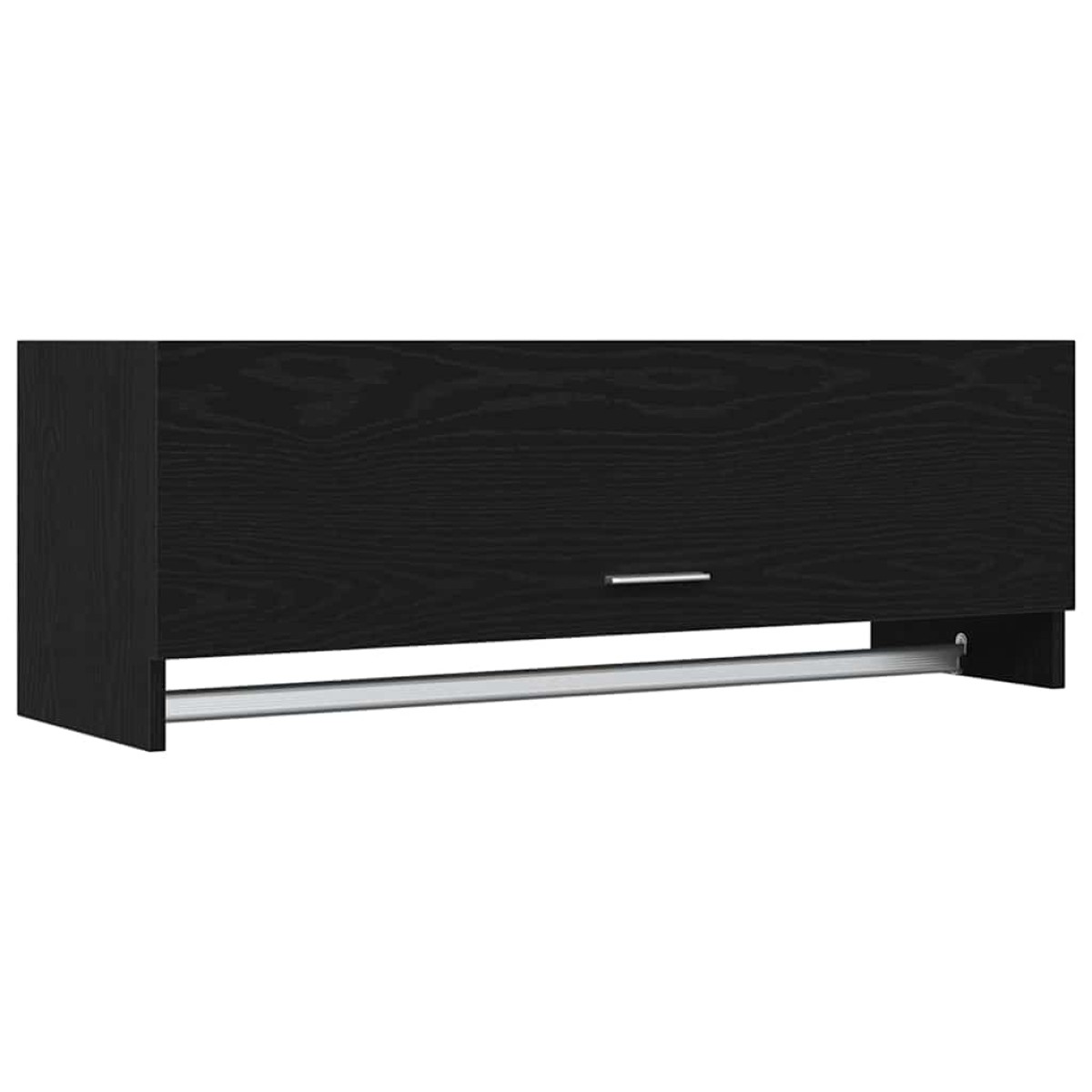 vidaXL Ντουλάπι Μαύρη Οξυά 100 x 32,5 x 35 cm Επεξεργασμένο Ξύλο
