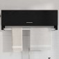 vidaXL Ντουλάπι Μαύρη Οξυά 100 x 32,5 x 35 cm Επεξεργασμένο Ξύλο