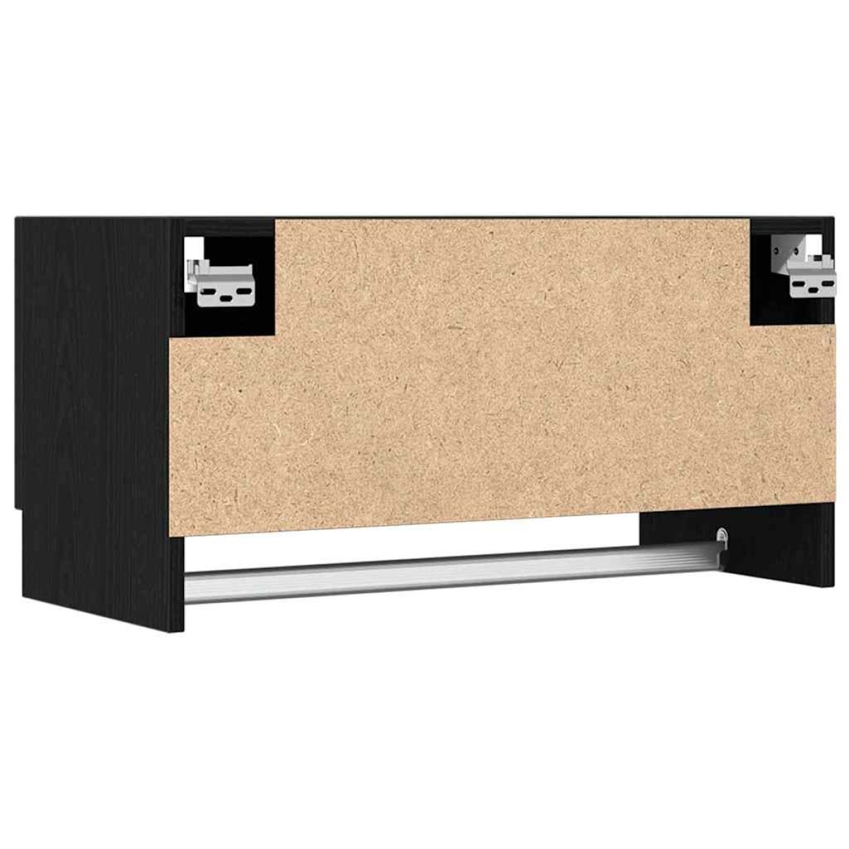 vidaXL Ντουλάπι Μαύρη Οξυά 70 x 32,5 x 35 cm Επεξεργασμένο Ξύλο