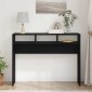 vidaXL Τραπέζι κονσόλας Μαύρη Οξυά 105 x 30 x 80 εκ.